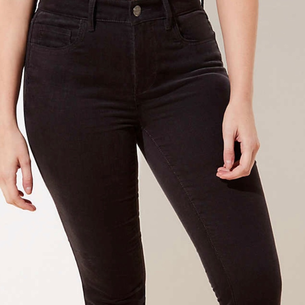 NWT 💫 Loft High Waist Corduroy Skinny Pants
